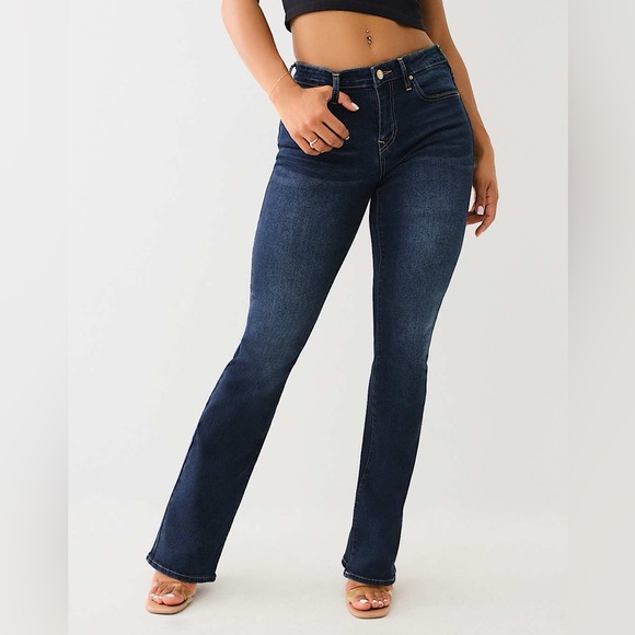 True Religion Becca Mid Rise Bootcut Jeans - Picture 1 of 14